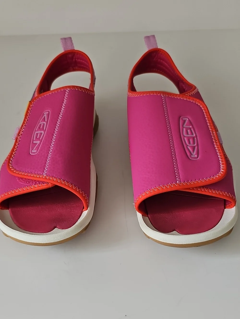 KEEN Bright Pink Kids' Girls 4 Open-Toe Sandals
